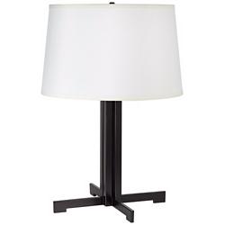 1V777 - Cast Iron Table Lamp W/ Drum Shade