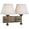 1V820 - Fairfield Gold Two-Light Wall Sconce
