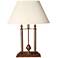 1V834 - Pine Cone Table Lamp with Workstation Base