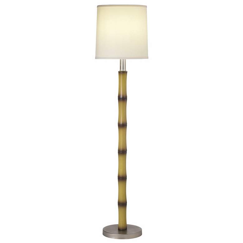 Image 1 1V837 - Bamboo Resin Floor Lamp