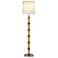1V837 - Bamboo Resin Floor Lamp