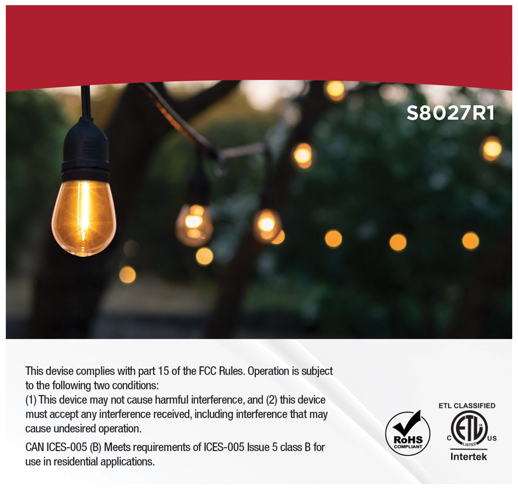 Image 5 1W S14 Standard Base String Light Replacement LED Bulbs 4-Pack by Satco more views