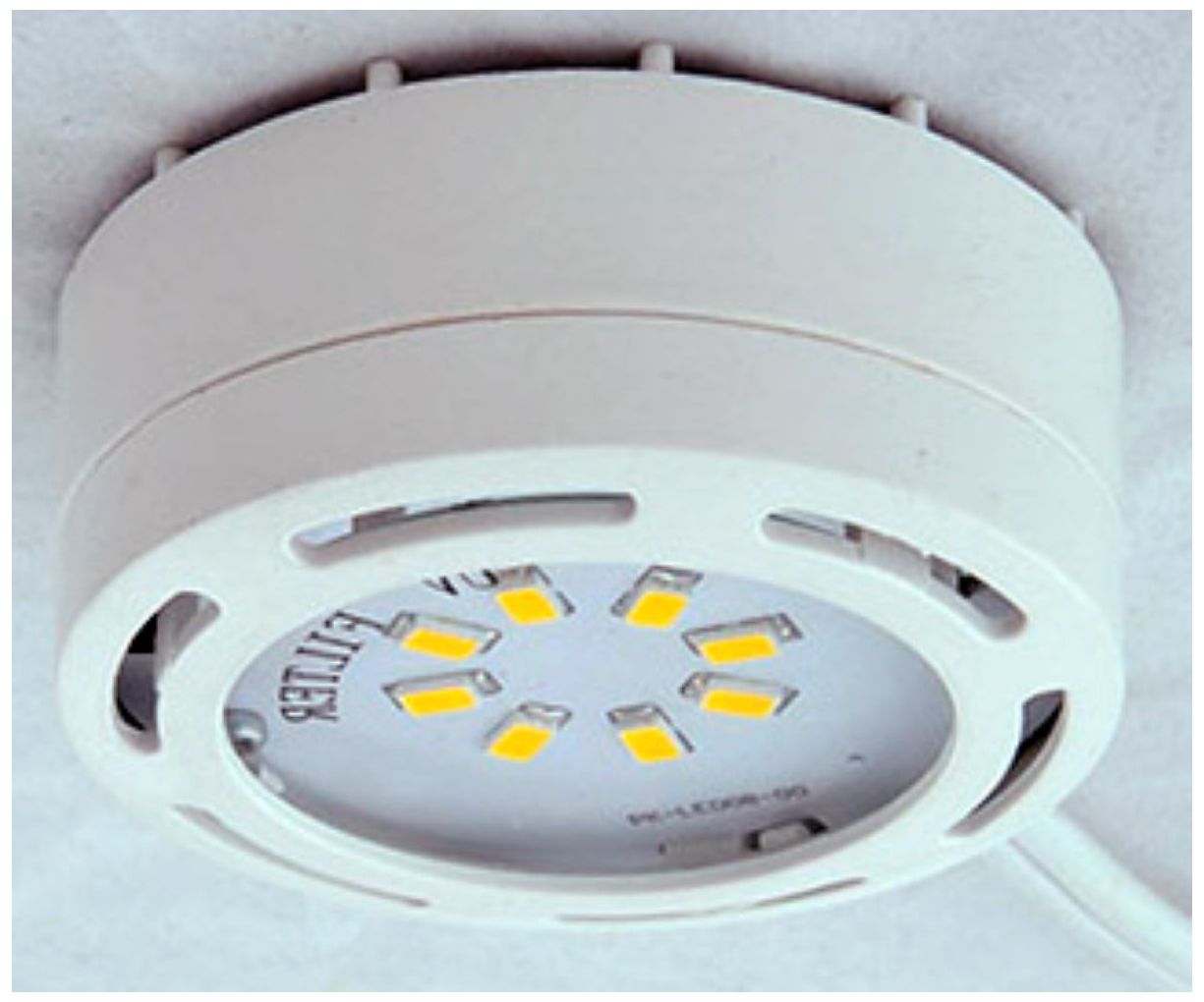 Image 2 2.625-in Recess or Surface Mounted Under Cabinet LED Puck Light White more views