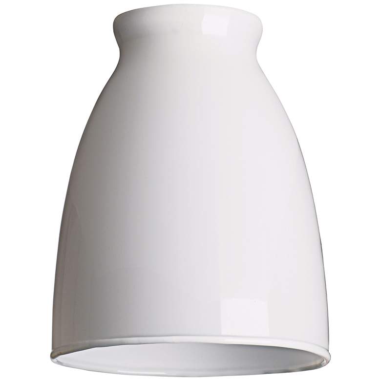 Image 1 2 1/4" Fitter Set of 4 Opal Glass Shades