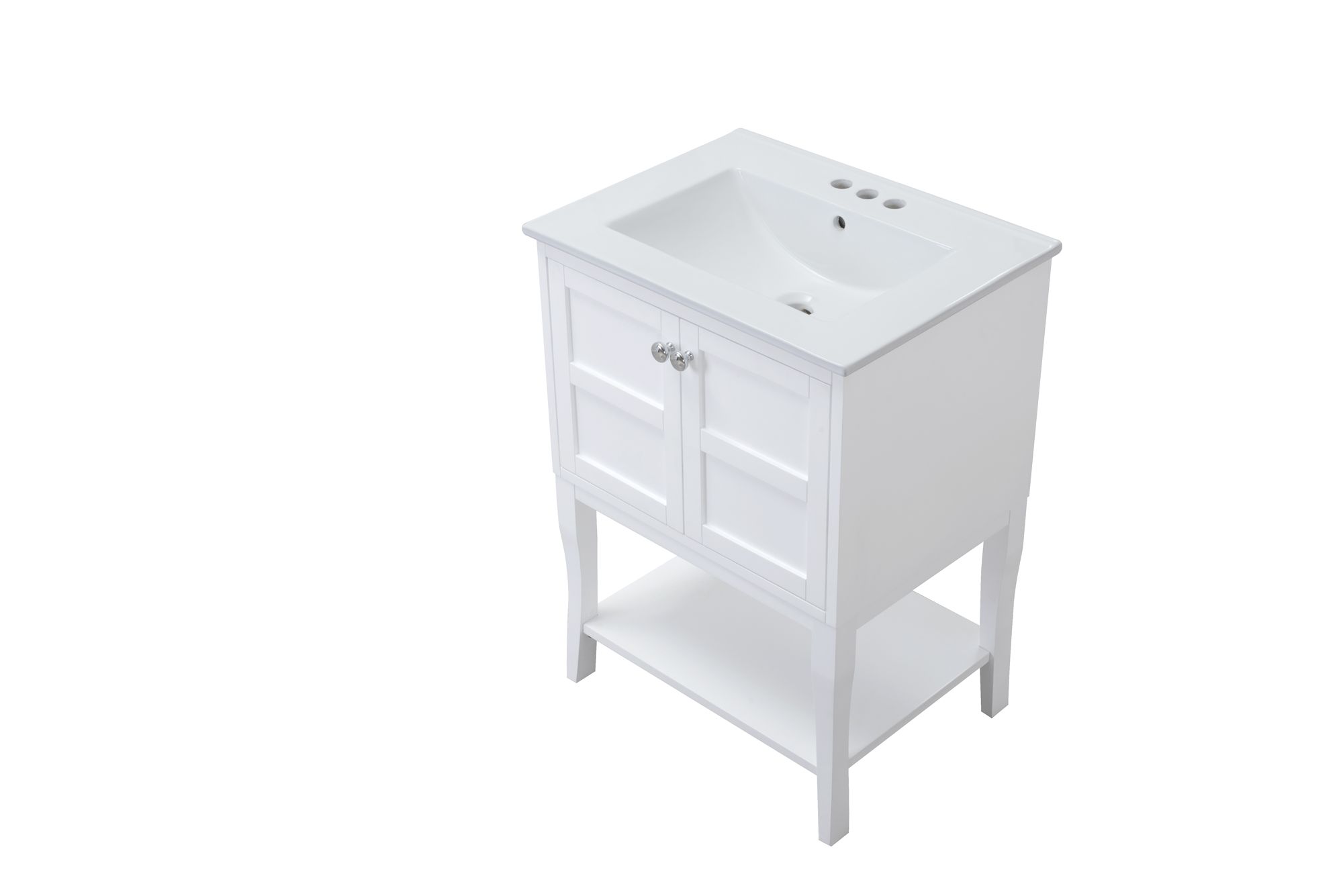 2 Door Cabinet, 24 Inch x 18 Inch x 34 Inch