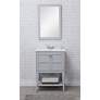 Thumbnail3 of 2 Doors Cabinet 24 Inch X 18 Inch X 34 In. Grey more views