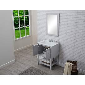 Image5 of 2 Doors Cabinet 24 Inch X 18 Inch X 34 In. Grey more views