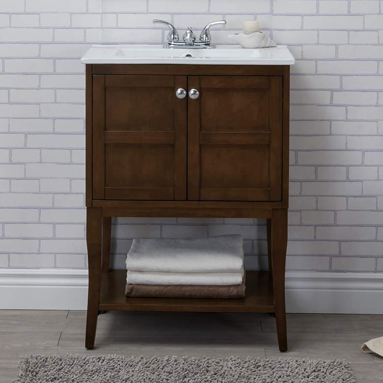 Image 1 2 Doors Cabinet 24 Inch X 18 Inch X 34 In.