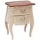 2 Drawer Solid Wood Side Table