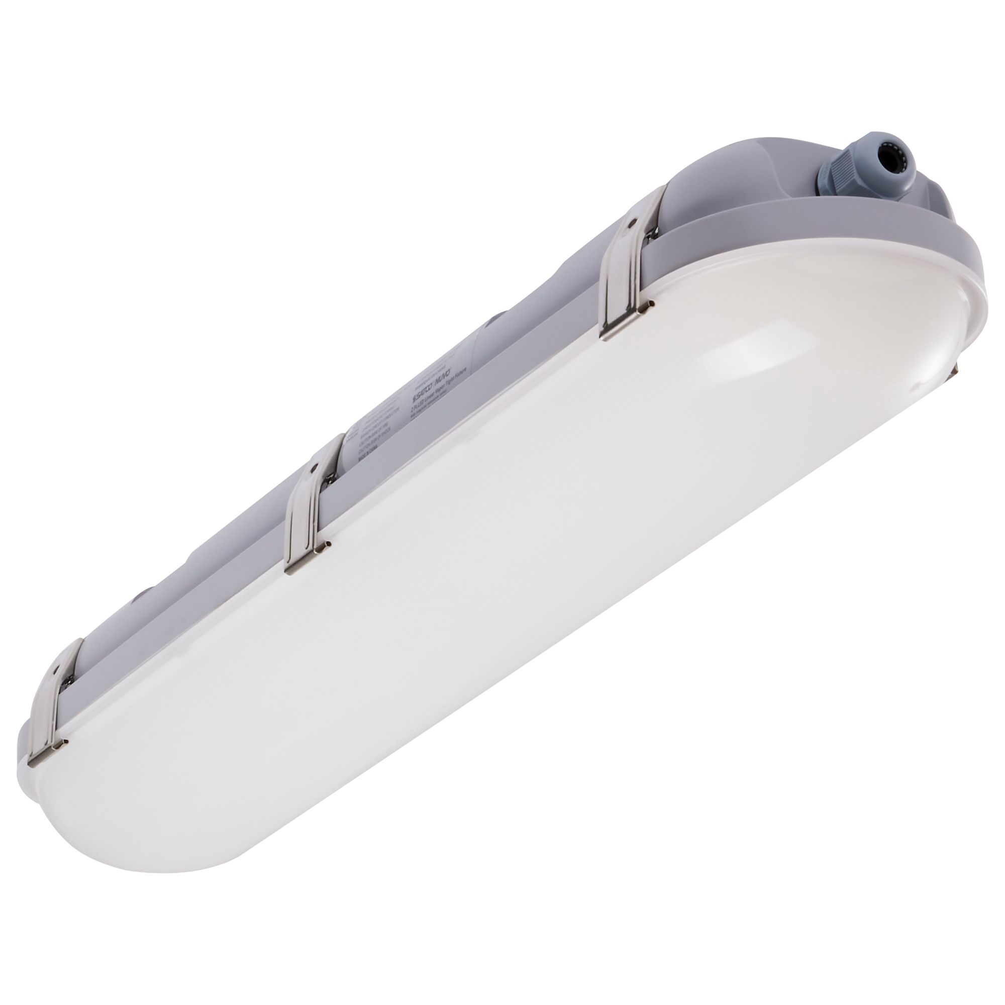 Image 2 2 Foot; 20W; Vapor Proof Linear Fixture with Integrated Microwave Sensor more views