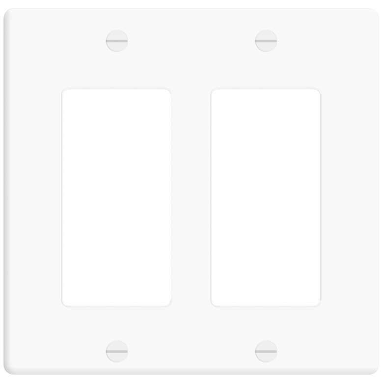 Image 1 2 Gang Rocker Switch Wall Plate