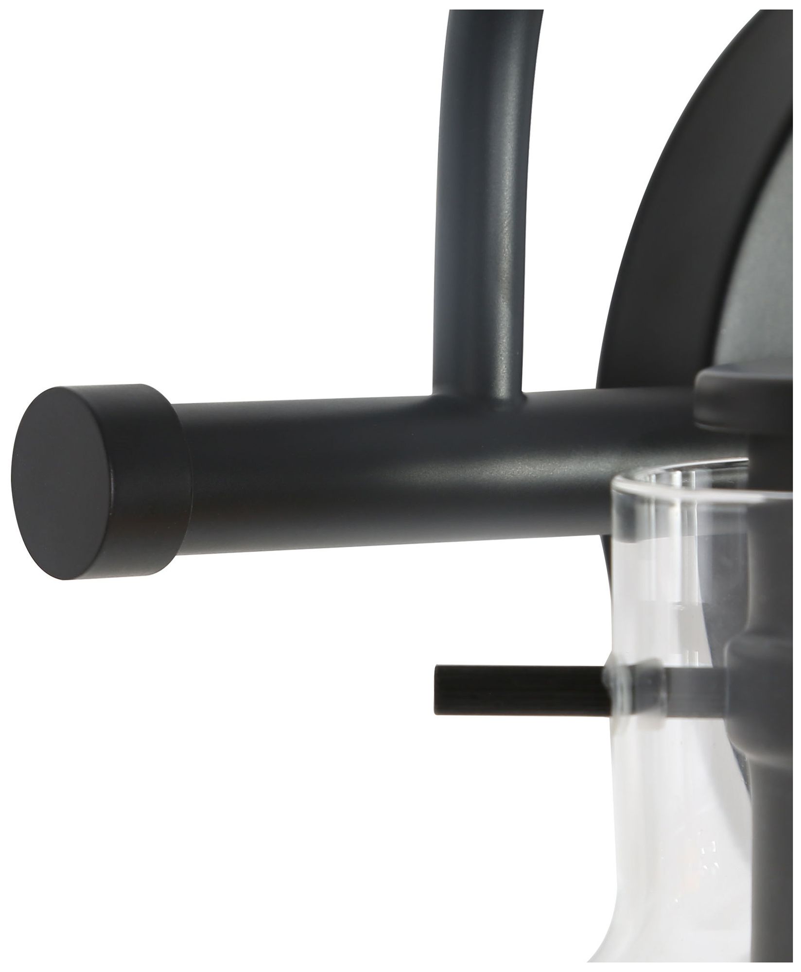 Image 5 2-Light 13" wide Black Bath Light more views