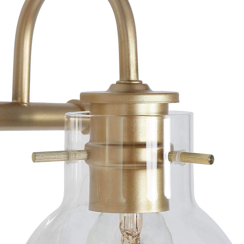 Image 3 2-Light 13" wide Gold Bath Light more views