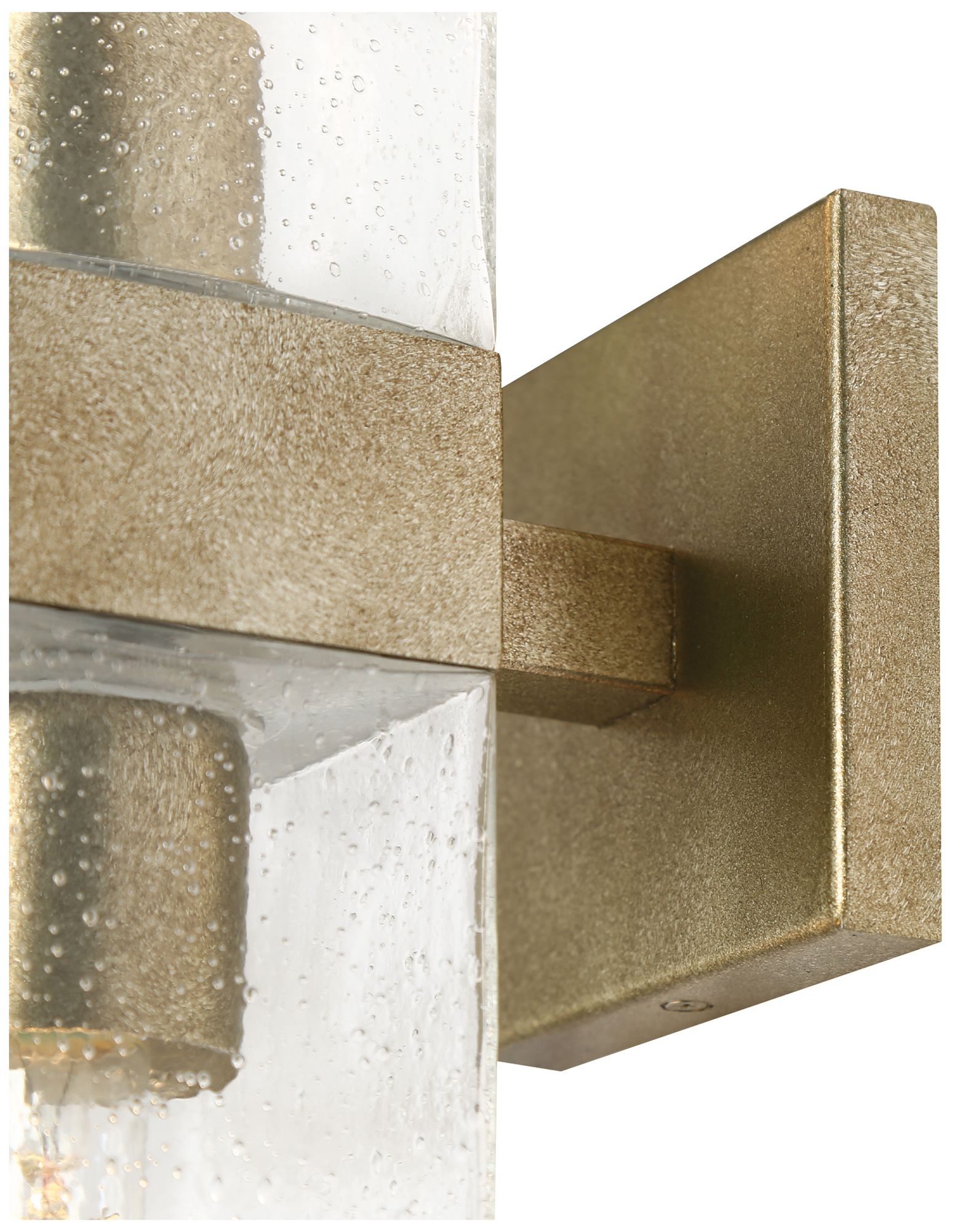 Image 3 2-Light 17.7"H Rectangle Silver Wall Lamp more views