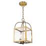 5_2 Light Antique Brass Convertible Mini Pendant/Ceiling Mount more views