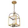 6_2 Light Antique Brass Convertible Mini Pendant/Ceiling Mount more views