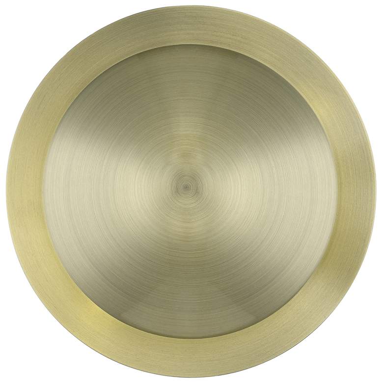 Image 1 2 Light Antique Brass Medium Semi-Flush/ Wall Sconce