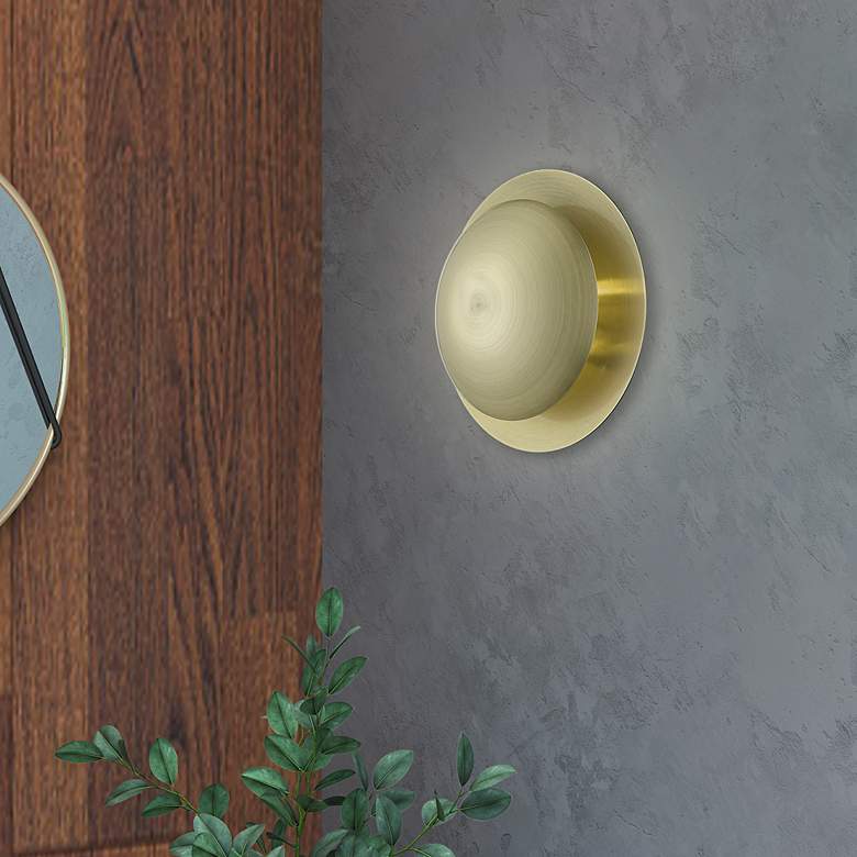 Image 3 2 Light Antique Brass Medium Semi-Flush/ Wall Sconce more views