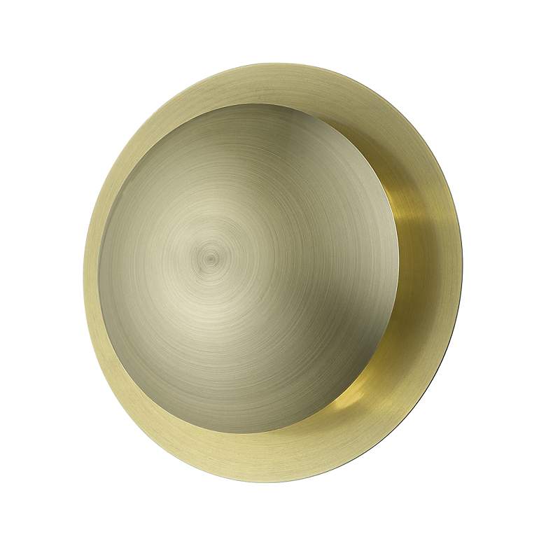 Image 6 2 Light Antique Brass Medium Semi-Flush/ Wall Sconce more views