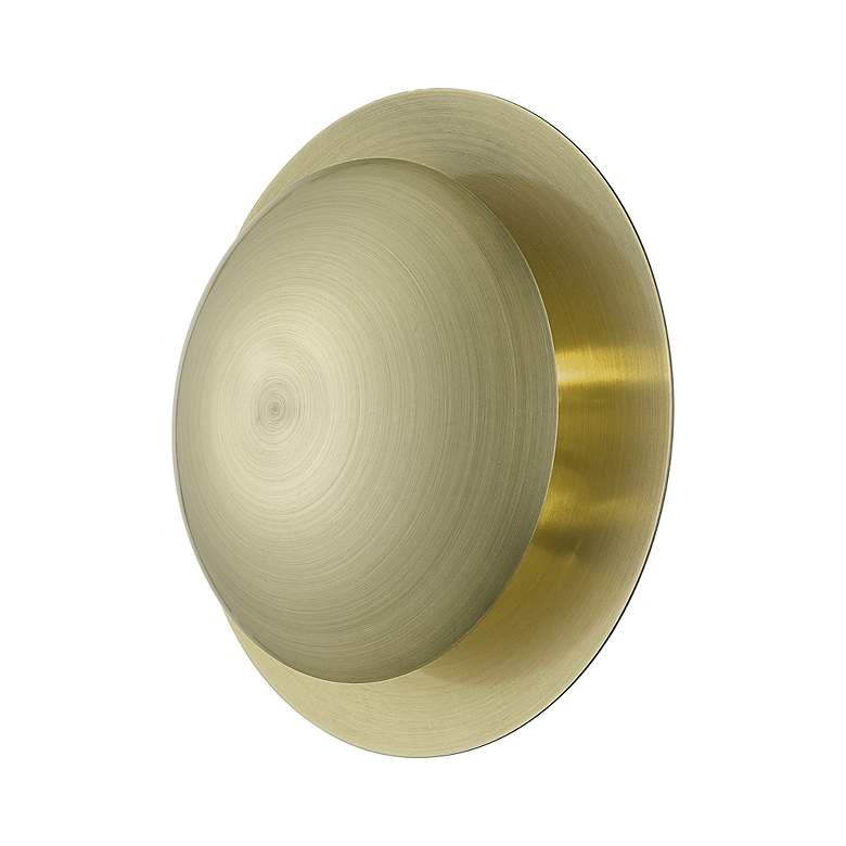 Image 7 2 Light Antique Brass Medium Semi-Flush/ Wall Sconce more views