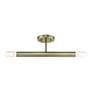 4_2 Light Antique Brass Semi-Flush more views