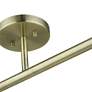 7_2 Light Antique Brass Semi-Flush more views