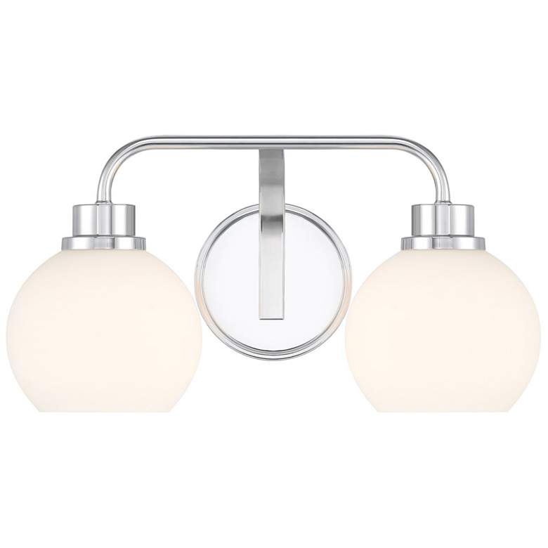 Image 1 2-Light Bathroom Vanity Light in Chrome