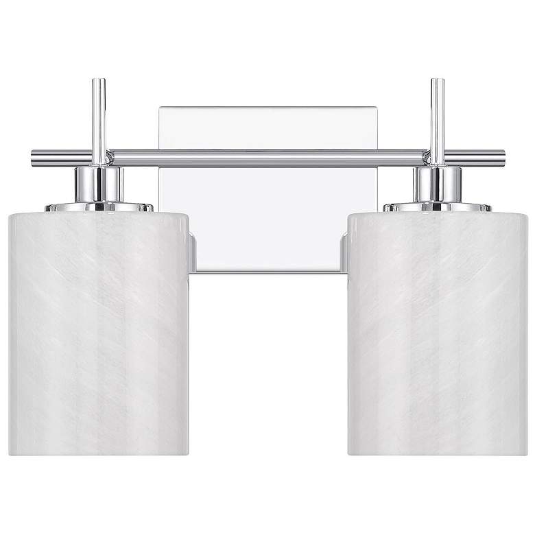 Image 2 2-Light Bathroom Vanity Light in Chrome more views