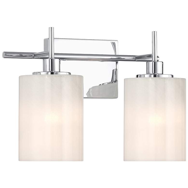 Image 3 2-Light Bathroom Vanity Light in Chrome more views