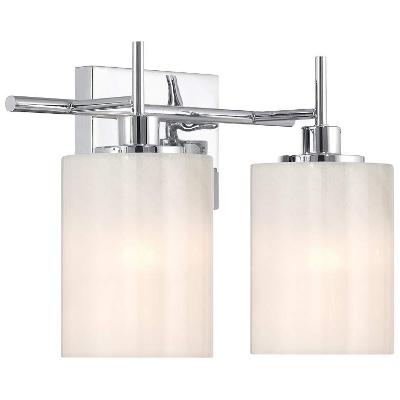 Image 4 2-Light Bathroom Vanity Light in Chrome more views