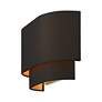 2 Light Black ADA Sconce