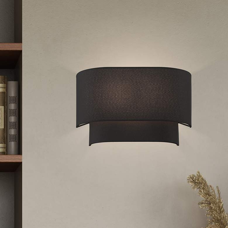 Image 1 2 Light Black ADA Sconce