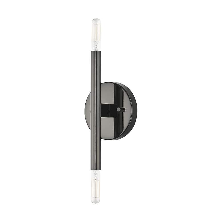 Image 4 2 Light Black Chrome ADA Sconce more views