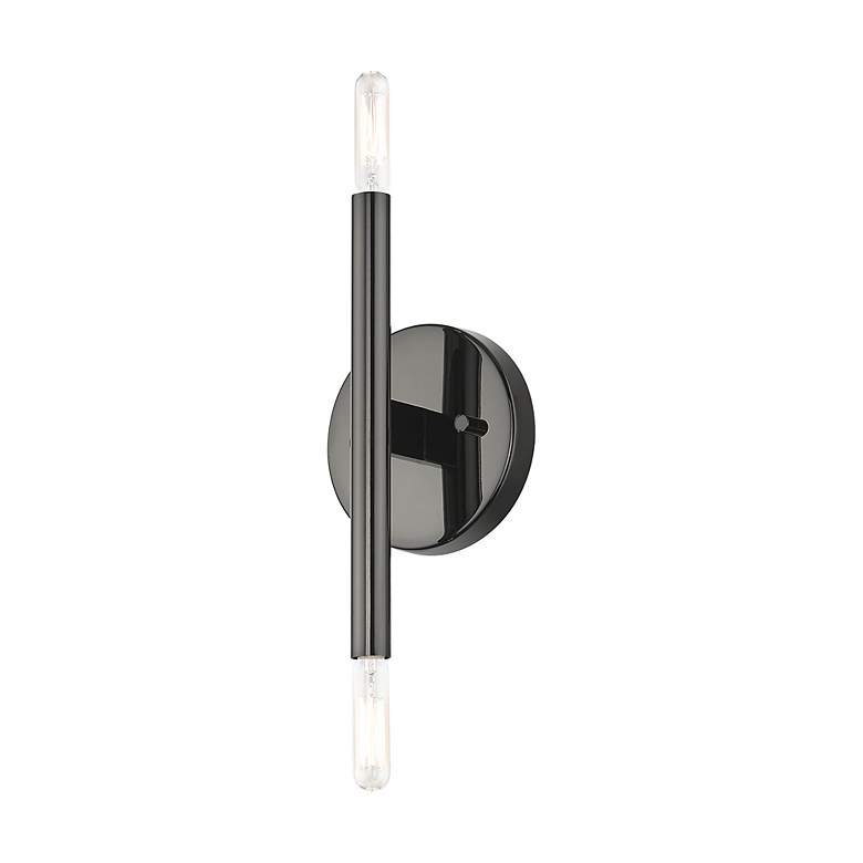 Image 5 2 Light Black Chrome ADA Sconce more views
