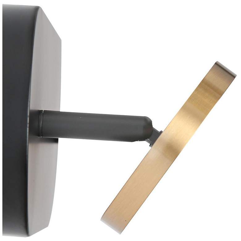 Image 4 2-Light Black Integrated LED Vanity Light more views