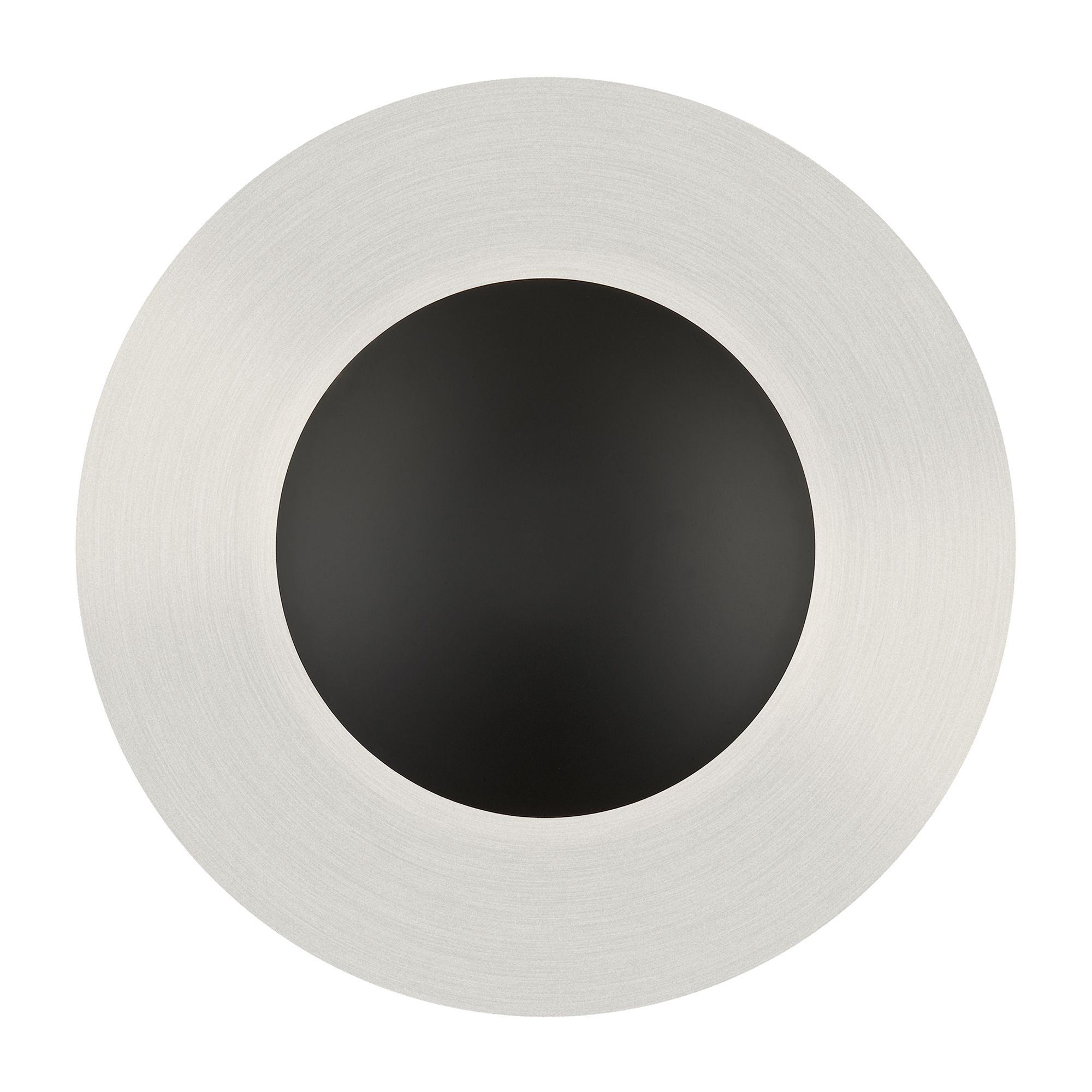 2 Light Black Large Semi-Flush