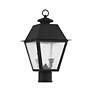 3_2 Light Black Outdoor Post Top Lantern more views
