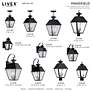 6_2 Light Black Outdoor Post Top Lantern more views