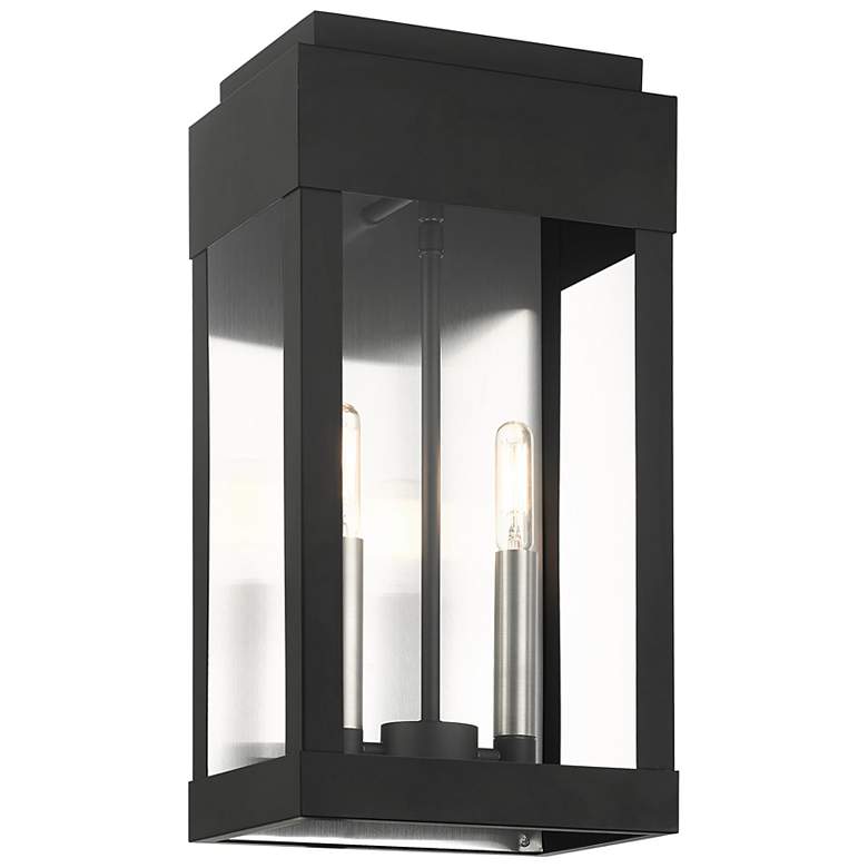 Image 6 2 Light Black Outdoor Wall Lantern more views