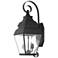 2 Light Black Outdoor Wall Lantern