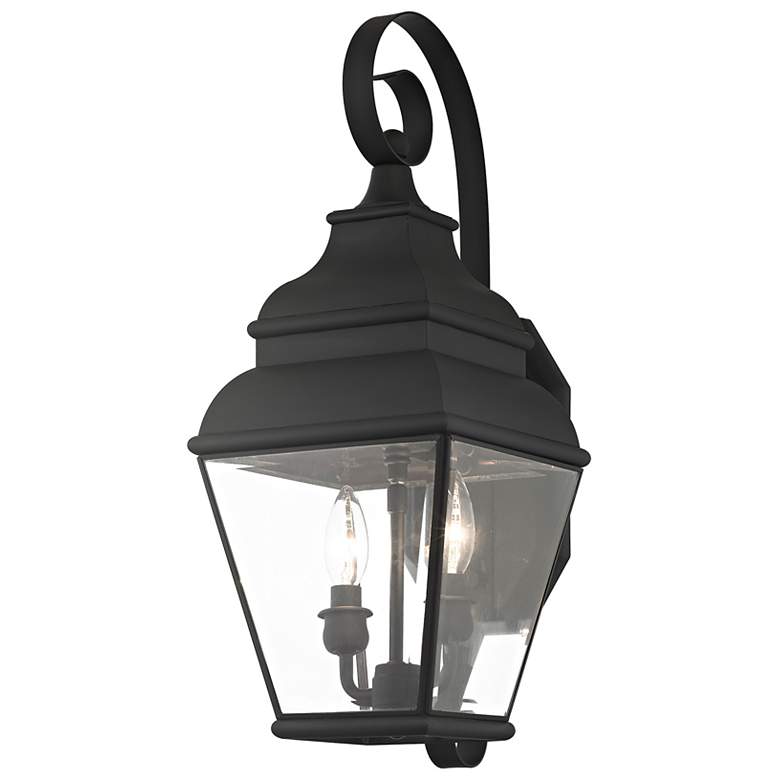Image 5 2 Light Black Outdoor Wall Lantern more views