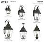 6_2 Light Black Outdoor Wall Lantern more views