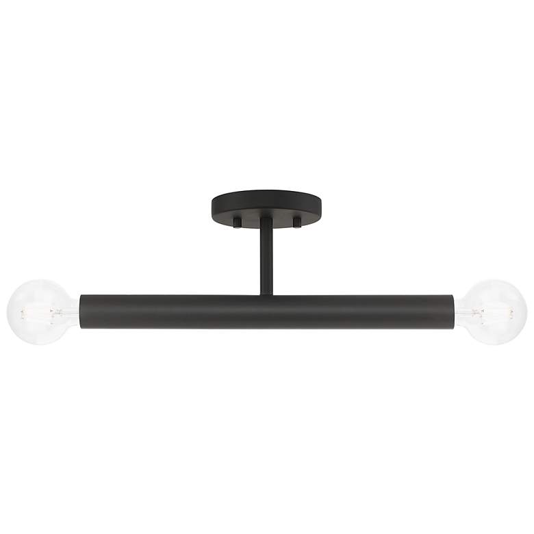 Image 2 2 Light Black Semi-Flush