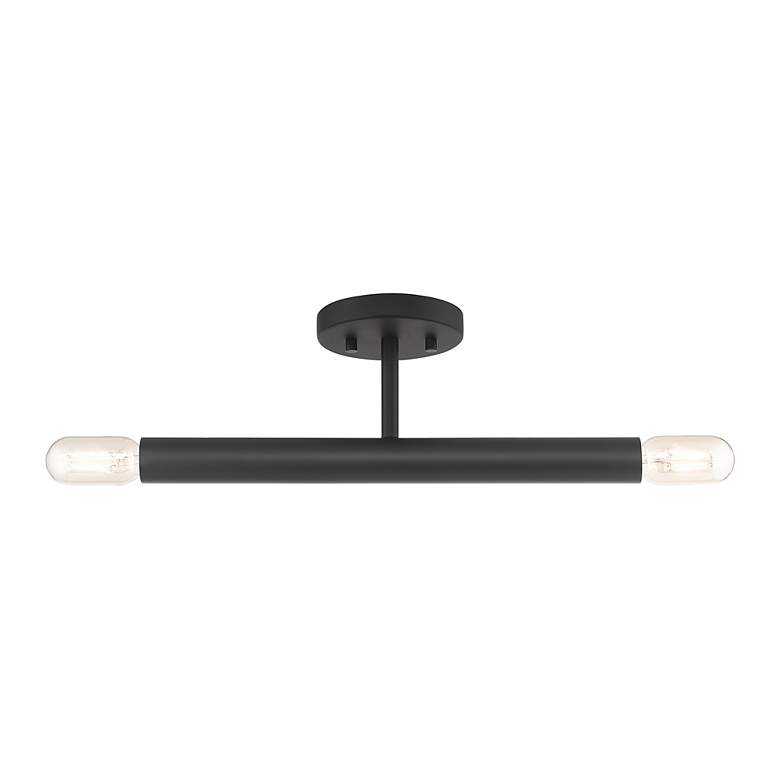 Image 4 2 Light Black Semi-Flush more views