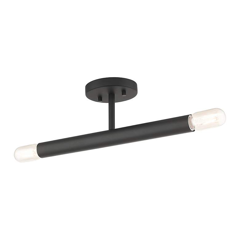 Image 6 2 Light Black Semi-Flush more views