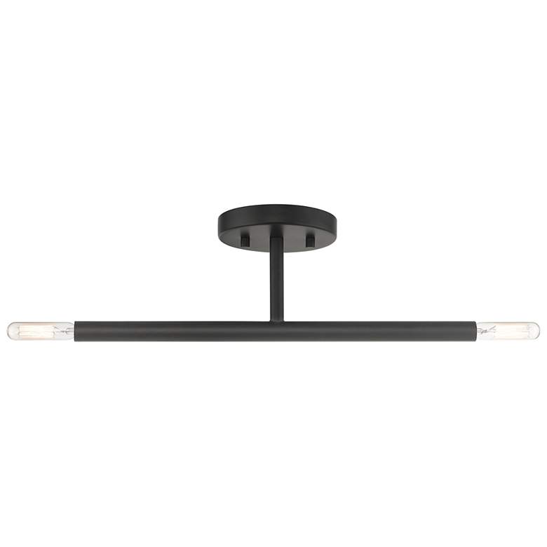 Image 1 2 Light Black Semi-Flush