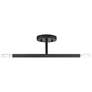 2_2 Light Black Semi-Flush