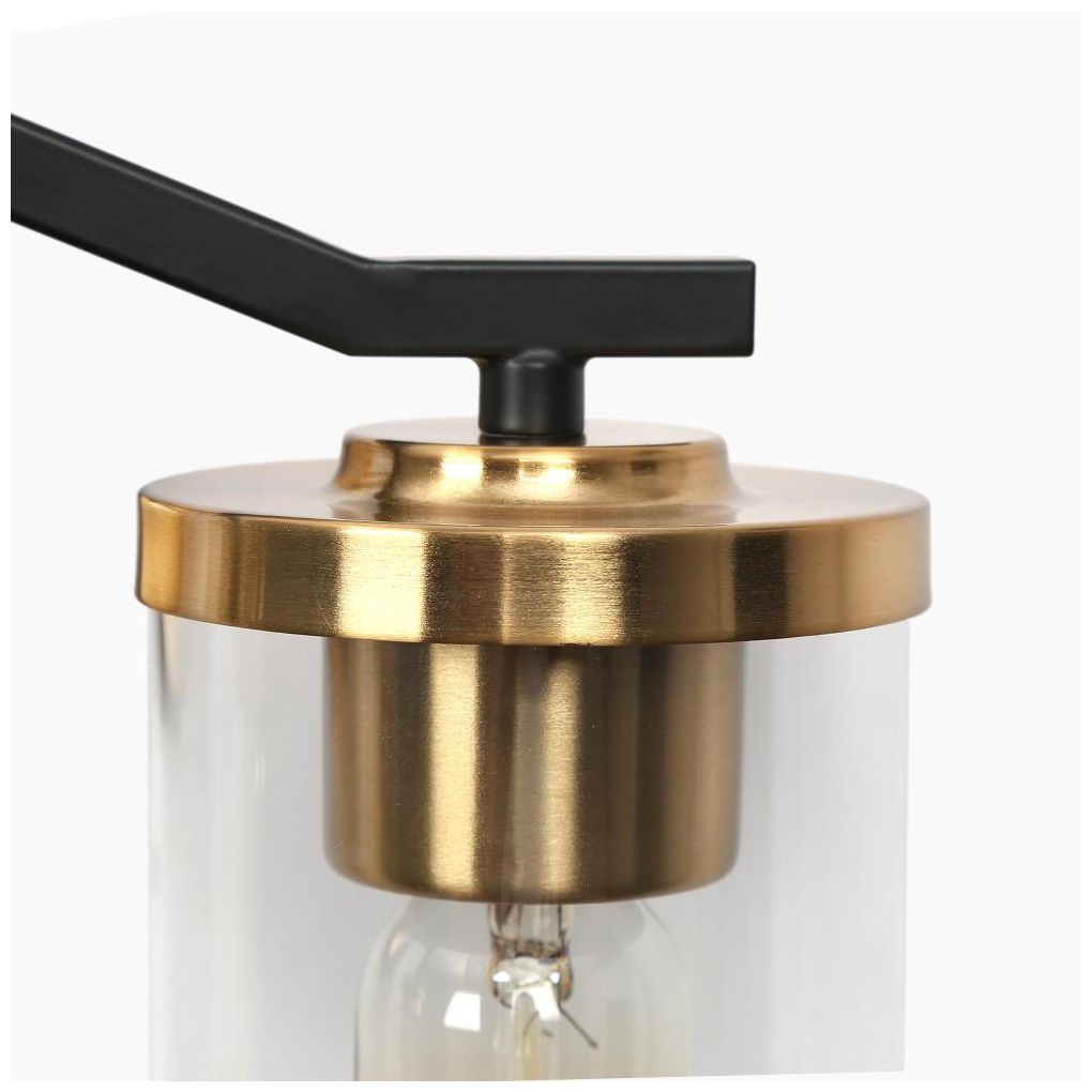 Image 3 2-Light Brass Gold Bathroom Vanity Light more views