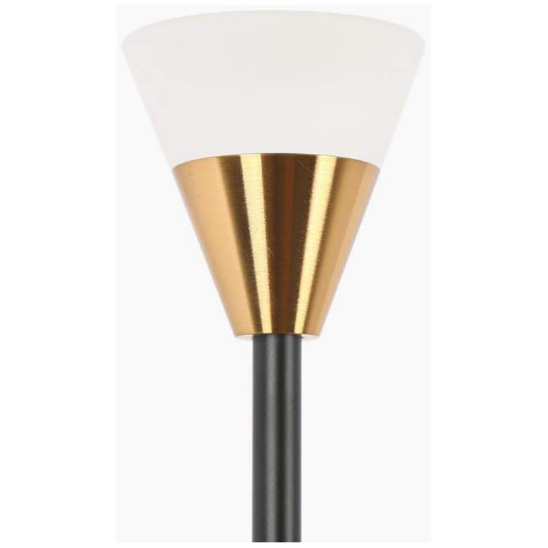 Image 2 2-Light Brass Integrated LED Wall Sconce Lighting more views