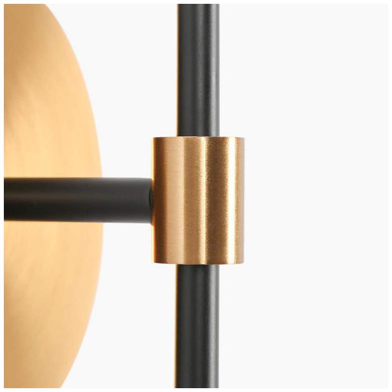 Image 4 2-Light Brass Integrated LED Wall Sconce Lighting more views